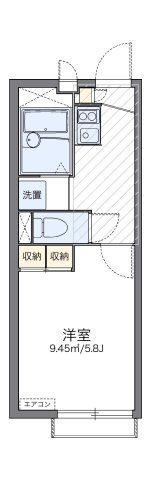 静岡市清水区高橋６丁目のアパートの間取り
