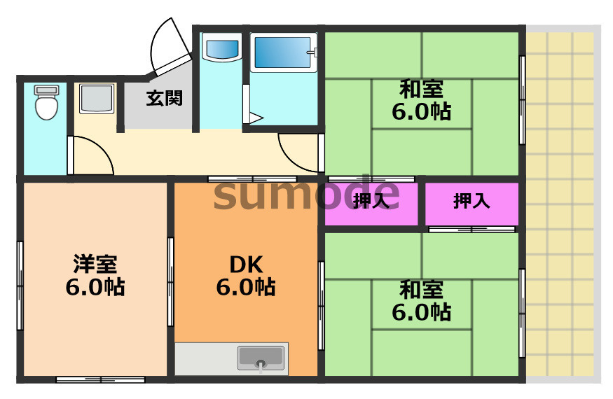 LEGALMAISON津之江Ⅱ（リーガルメゾン）の間取り