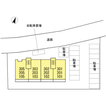 コンフォートSの区画図