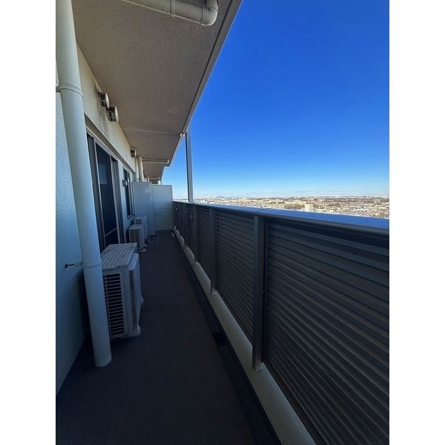 プラウドタワー船橋のバルコニー