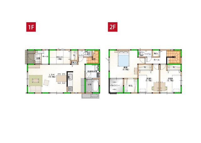土佐市高岡町乙　新築戸建⑫の間取り