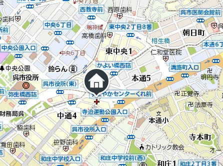 べレオ・中通の地図