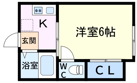 第12アサヒハイツの間取り