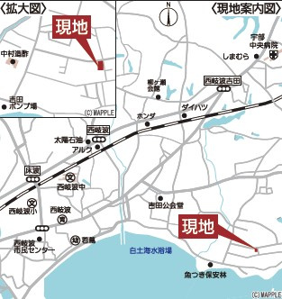 【地図】 | クレイドルガーデン西岐波