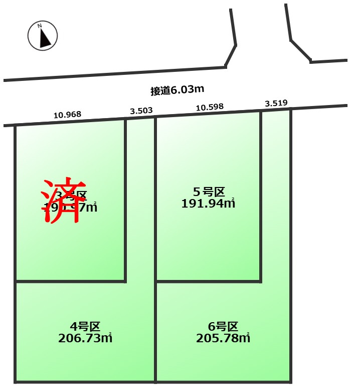 久喜市伊坂南１丁目　売地　04の土地図