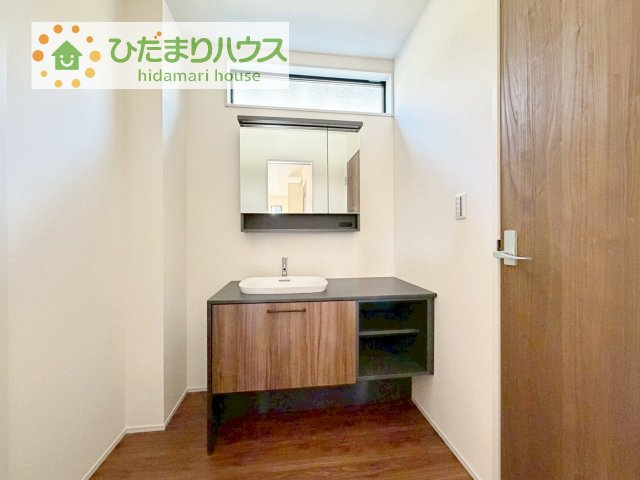 【独立洗面台】 | 第2つくば市城山　新築戸建 | シンプルで使い勝手の良い独立洗面台！