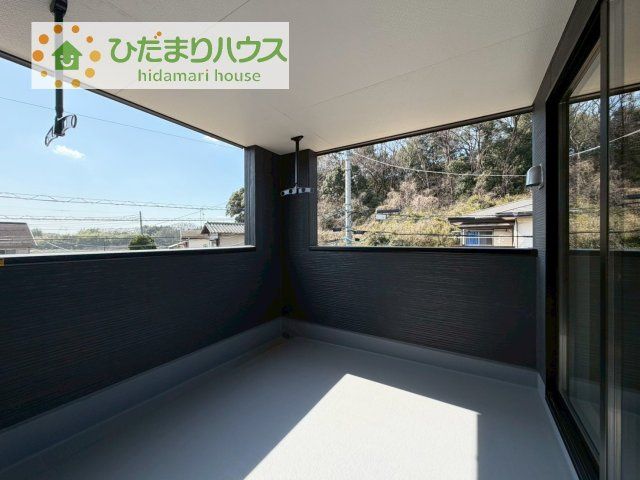 【バルコニー】 | 第2つくば市城山　新築戸建 | 人気が高いインナーバルコニーを採用♪天候を気にせず洗濯物を干せ、紫外線も気にせずに済みます(*^^)v