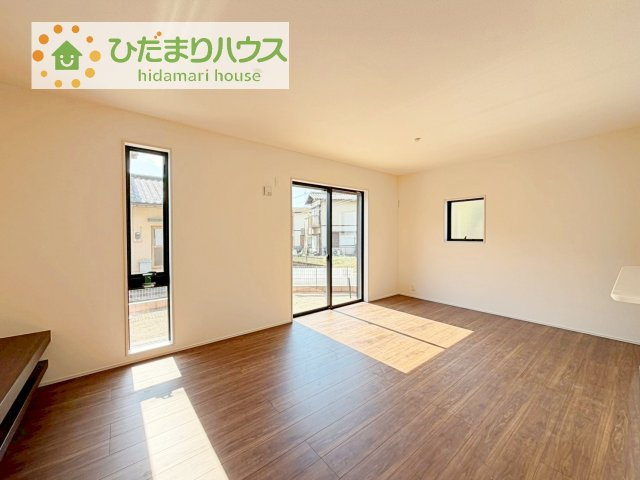 【居間・リビング】 | 第2つくば市城山　新築戸建 | 早くお仕事終わらせて、家に帰りたくなるようなリビングです(^^♪