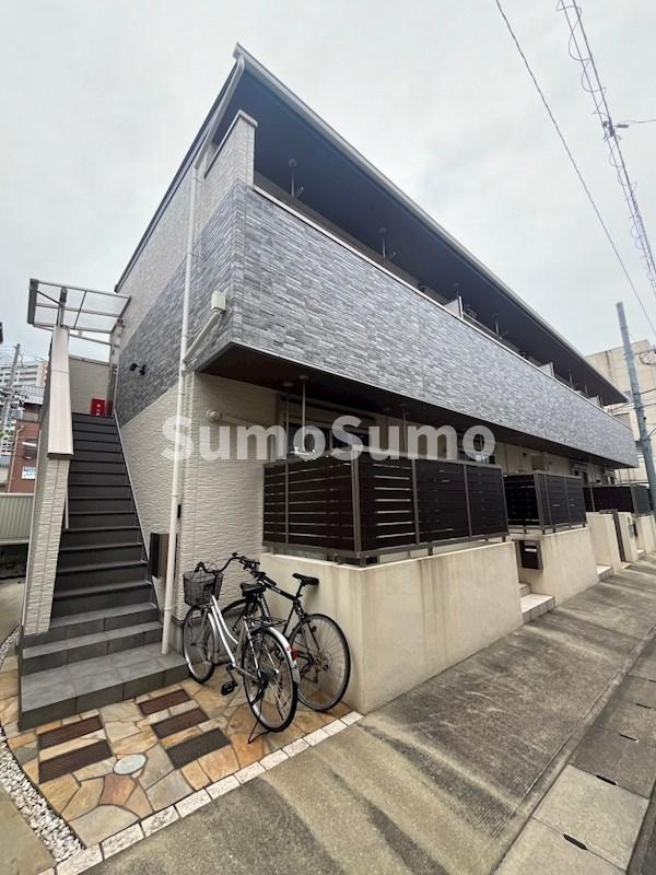 神戸市長田区腕塚町８丁目のアパートの外観|おしゃれな外観です