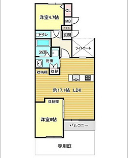 【間取り】 | サーパス舟入南