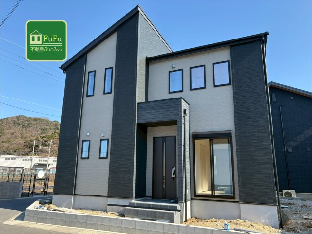 京都郡苅田町大字苅田3期　新築一戸建ての外観|注文住宅のようなスタイリッシュなデザイン♪
【苅田町　新築戸建て】