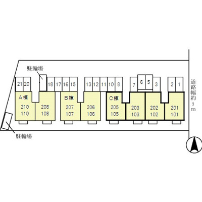 【区画図】 | グラン・コンフォール B棟