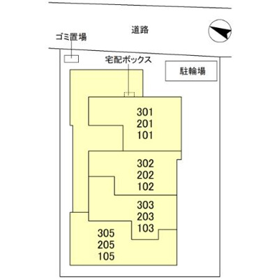 【区画図】 | Bel cuore Yono