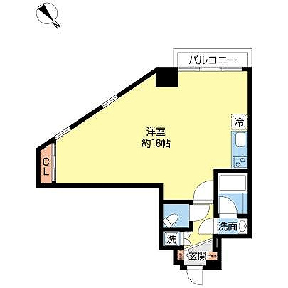 セブンスターマンション第２大森の間取り