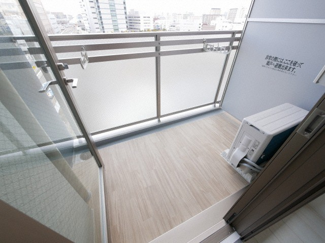 エスリードレジデンス大阪グランノースＩのバルコニー