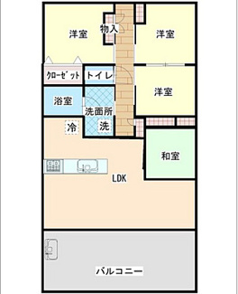 【間取り】 | ヴェルディ観音新町リバーフロント