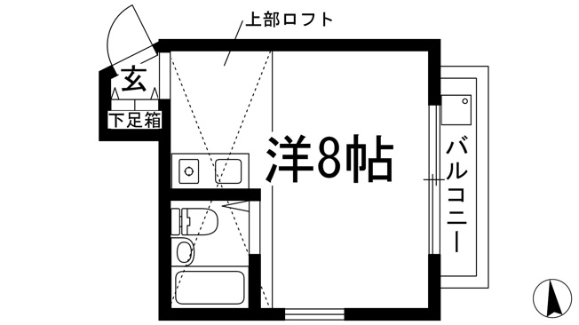 【間取り】 | パレス甲東園