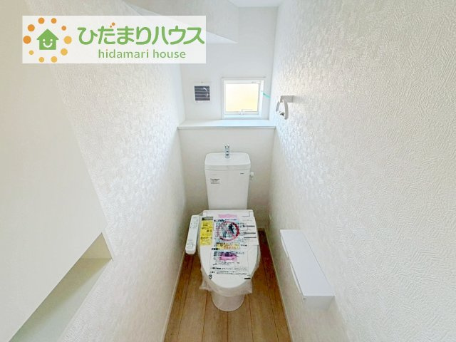 【トイレ】 | 土浦市並木第15　新築戸建　5号棟 | トイレは1F、2F共に完備！取り合いになることがありませんね(^^)/