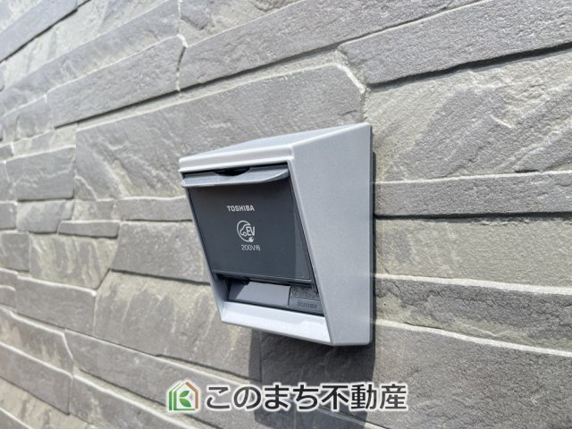 CRADLEGARDEN小山市横倉第4の設備|電気自動車用コンセントのソケットがございます。電気工事後に使用可能です。
