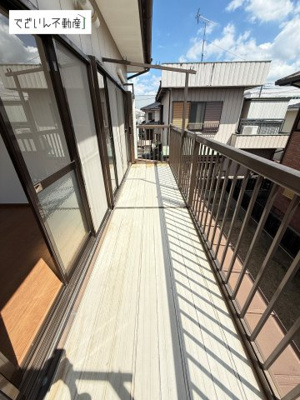 【バルコニー】 | 加須市久下　中古住宅   | 現地(2026年8月撮影)