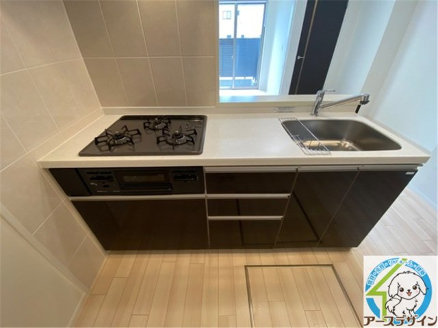 ウィステリアのキッチン|パース写真