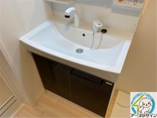 ウィステリアの洗面所|パース写真