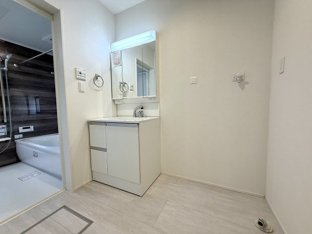 練馬区南田中2丁目　長期優良住宅　土地32坪～34坪　限定3棟の洗面所|3号棟