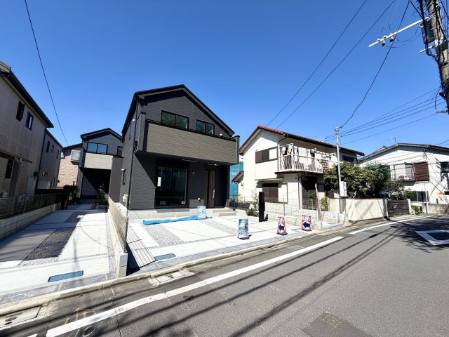 練馬区南田中2丁目　長期優良住宅　土地32坪～34坪　限定3棟の前面道路含む現地写真