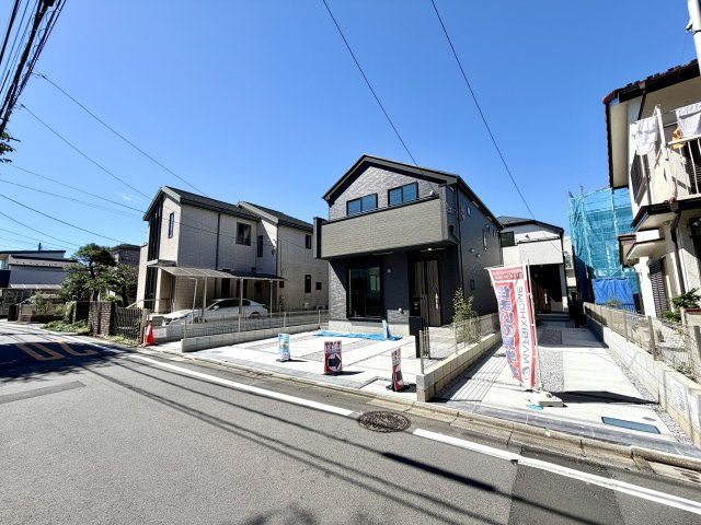 練馬区南田中2丁目　長期優良住宅　土地32坪～34坪　限定3棟の前面道路含む現地写真