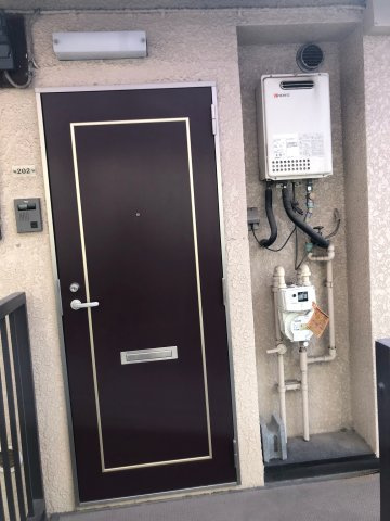 ベルシオン白山の玄関