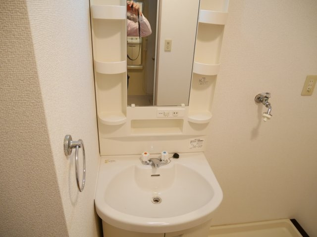 ハイコートささ山の洗面所