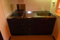 レオネクストソシア野遠のキッチン|IHの広々キッチンです