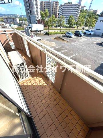 エクセル男川のバルコニー