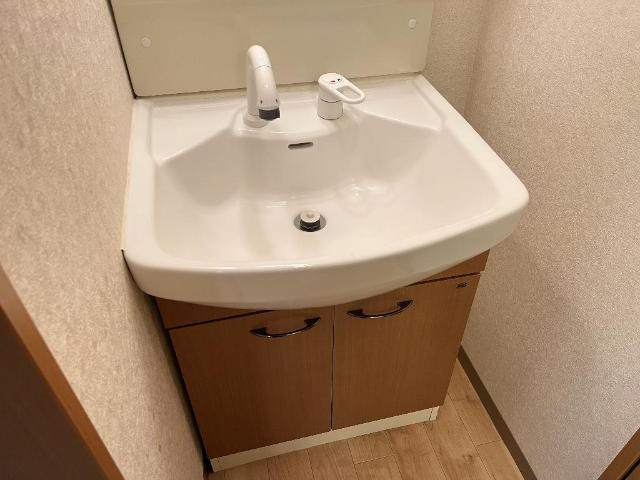 エクセルハイツ岡田の洗面所|洗髪洗面化粧台
