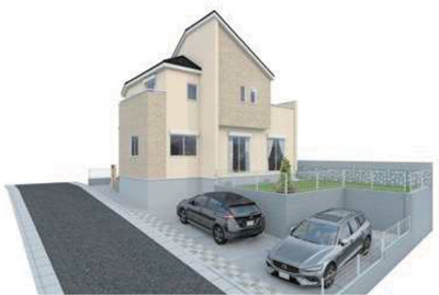 【外観】 | 広々とした庭スペース／土地面積約54坪強／旭区東希望が丘