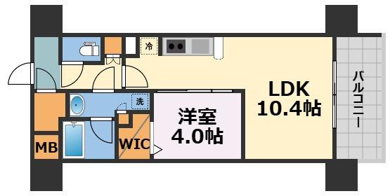 アーバネックス東梅田の間取り