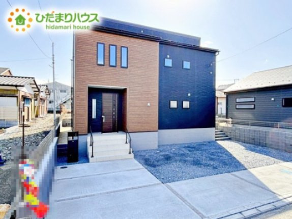 【外観】 | 水戸元吉田町10期　新築戸建　2号棟 | 日当たり良好の物件です！
