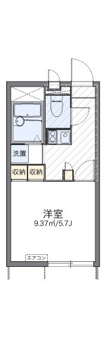 レオパレス六条の間取り