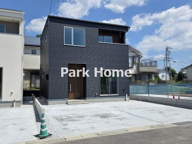 高知市鴨部 ⑨ 新築戸建ての前面道路含む現地写真
