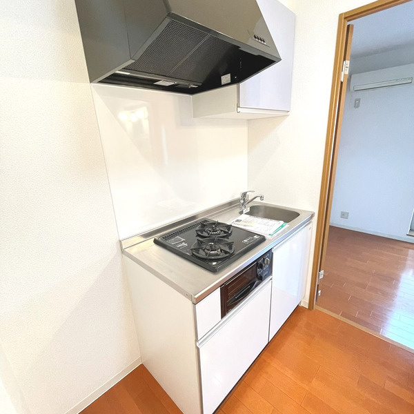 レジデンス綱島上町のキッチン|便利な2口ガスコンロシステムキッチン♪