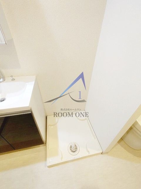 ジェノヴィア浅草Ⅱスカイガーデンの設備|洗濯機置き場です。