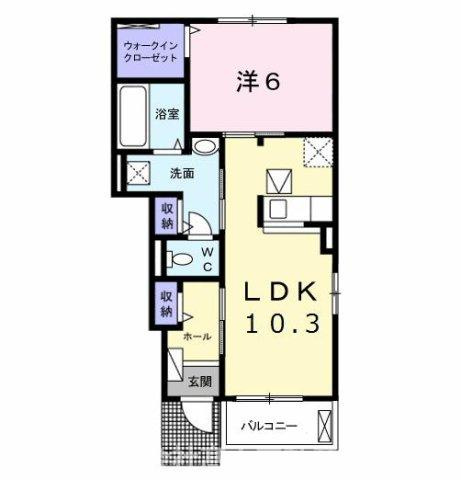 レジデンス木屋瀬Ａの間取り