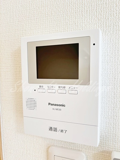 クレール虹のセキュリティ|モニター付きインターホンでセキュリティ安心♪