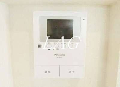 【セキュリティ】 | モンソレイユ品川 | モニター付きインターホンです。