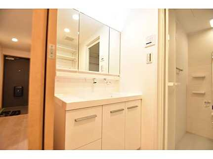 フローレンス井口台ビューステージの独立洗面台