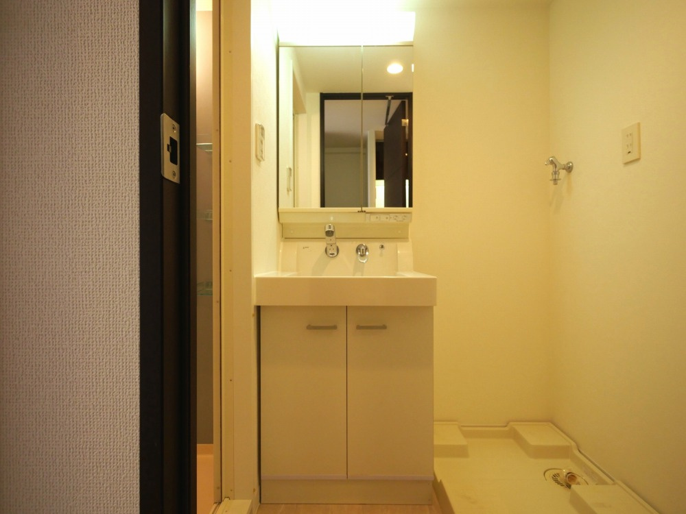 Fortuney北堀江の洗面所