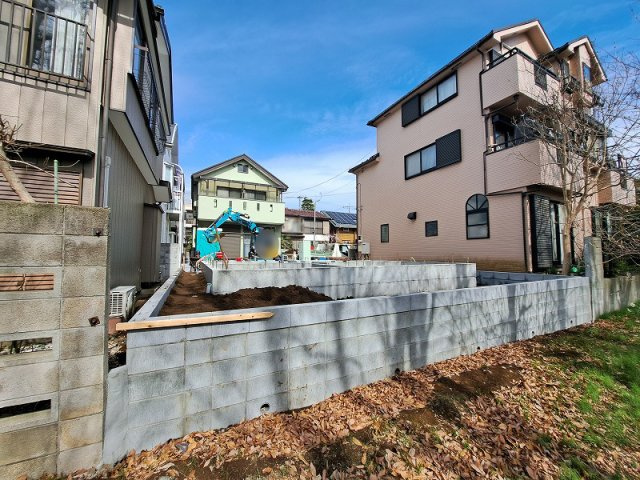 【外観】 | 練馬区大泉学園町6丁目　新築一戸建住宅　全1棟　(保谷店) | 南側は緑地の為、陽当たり・風通し良好です！