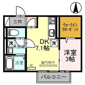 アジーロ コートの間取り