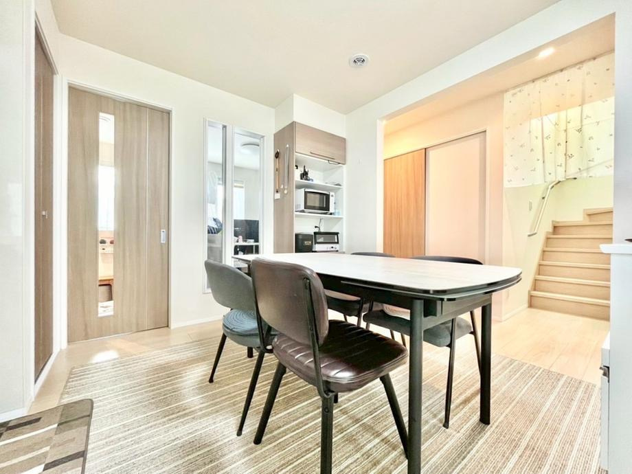 野田市岩名　中古戸建てのダイニング|家族そろってのお食事をどうぞ