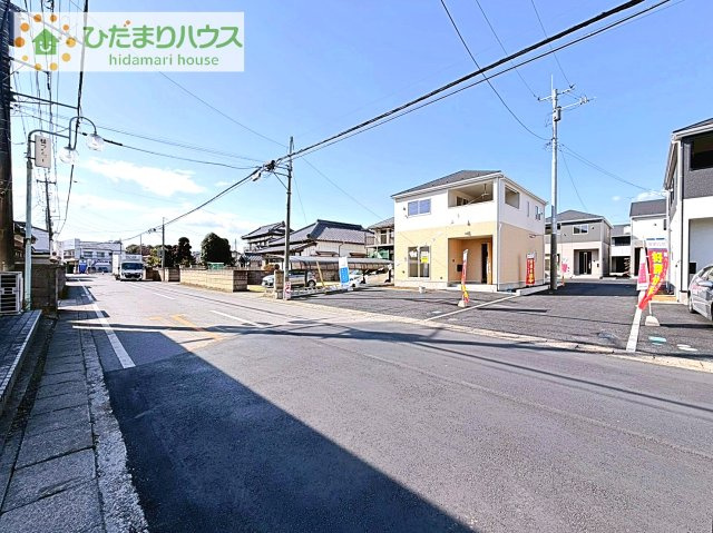 【前面道路含む現地写真】 | つくば市台町第3　新築戸建　1号棟 | 南側道路なので陽当り良好◎陽だまりポカポカのマイホームです!(^^)!